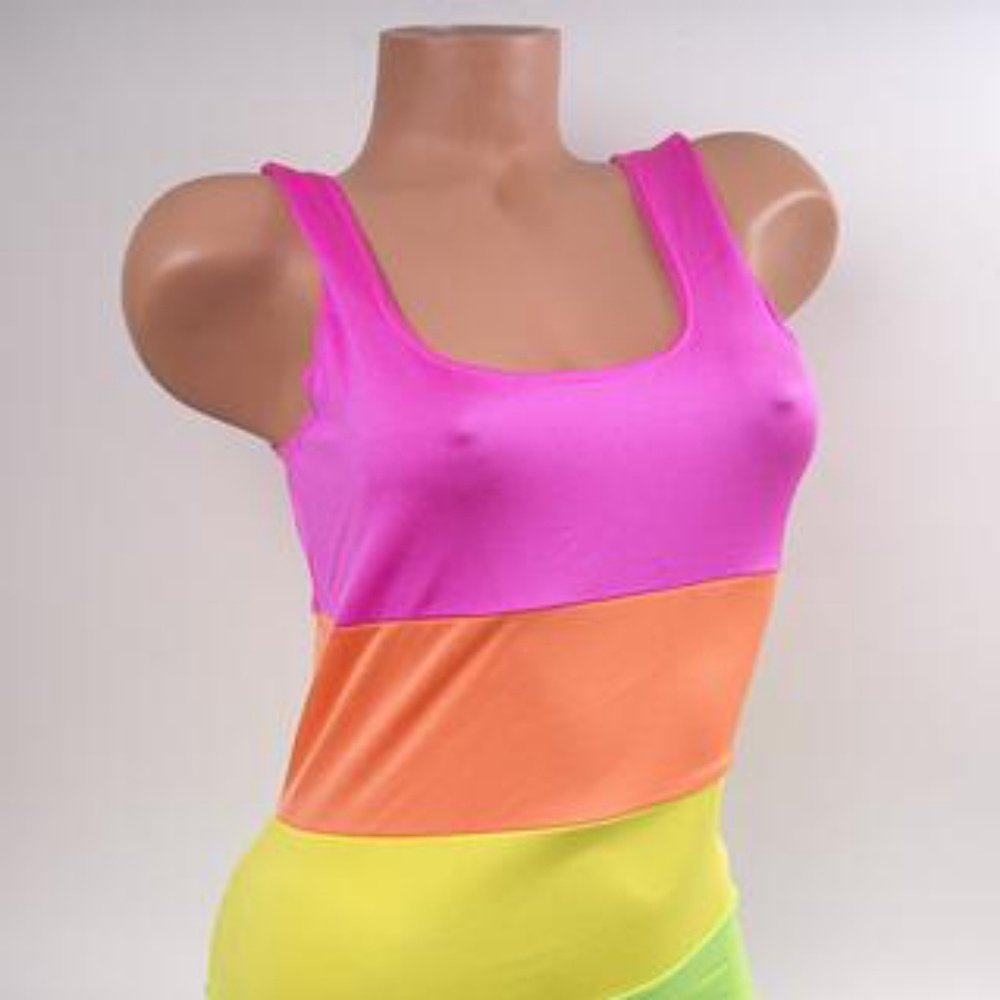 Rainbow Stripe Dress Leg Avenue M/L